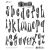 Ranger Dyan Reaveleys Dylusions Cling Stamp Collection Dys Alphabet