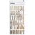 Clearly Posh Collection Thickers Alphabet Gold Foil