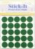 Stick It Pads Felt Dots Kelly Green