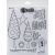 Ranger Dyan Reaveleys Dylusions Cling Stamp Collection One Two Tree