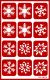 Armour Over N Over Stencil Snowflakes