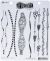 Ranger Dyan Reaveleys Dylusions Cling Stamp Collection Inbetweenies