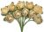 Paper Blooms Mini Flowers Honey