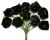 Paper Blooms Mini Flowers Black