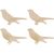 Flourishes Dies Cut Wood Pieces Sitting Birds