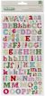 On Trend Collection Thickers Prted Chipboard Alphabet Stickers Eric Multi