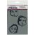 Ranger Dina Wakley Media Mask and Stencils Moon Faces 6 X 9 Inches