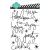 Epoxy Stickers Buzz Words Black