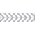 Glitter Ribbon Silver Arrows 0.875 Ch 3 Yards