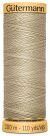 Gutermann Natural Cotton Thread 110yd Sand