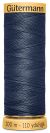 Gutermann Natural Cotton Thread 110yd Slate Blue