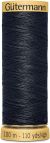 Gutermann Natural Cotton Thread 110yd Almost Black