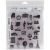 Tim Holtz Cling Stamps 7inchX8.5inch Tiny Things