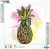 Leisure Arts Diamond Art Intermediate Kit 12inchX12inch Pineapple