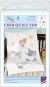 Jack Dempsey Stamped White Quilt Crib Top 40 inch X60 inch Praying Bear and Friends