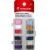 Transparent Plastic Class 15 Bobbins Threaded in Case Assorted Colors 12 Per Pkg
