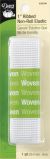 Dritz Non Roll Ribbed Woven Elastic 1inchX1yd White
