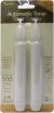 Battery Operated LED Taper Candles W Timer 6inch 2 Per Pkg White 