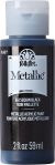 FolkArt Metallic Acrylic Paint 2oz Sequin Black