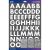 Sticko Alphabet Stickers White Futura Bold Large