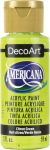 Americana Acrylic Paint 2oz Citron Green Transparent