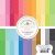 Doodlebug Petite Prints Double Sided Paper Pad 6 inch X6 inch 24 Per Pkg Dot Stripe Rainbow 24 Designs 1 Each