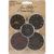 Idea Ology Metal Clock Faces 1.25inch To 1.75inch 5 Per Pkg Antique Nickel Brass and Copper