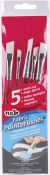 Fabric Paintbrushes 5 Per Pkg Assorted Tips