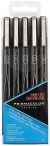 Prismacolor Premier Markers 5 Per Pkg Fine Line Black