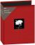 Pioneer 3 Ring Fabric Album 8.5inchX11inch Red