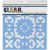 Clear Scraps Stencils 12 inch X12 inch Mexican Tile