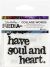 Dina Wakley Media Collage Word Pack 3 inch X3 inch 20 Per Pkg 2