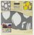 Americana Adhesive Stencil 10inchX10inch Lemon