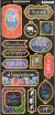Kaleidoscope Chipboard Die Cuts 6inchesX12inches Sheet Decorative and Journaling