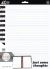 Happy Planner Big Full Sheet Fill Paper 40 Per Pkg Notes Multi Stripe Student