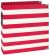 Simple Stories Snap Designer Binder 6inchX8inch Red Stripe