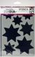 Dina Wakley Media Stencils 9inchX6inch Giant Stars 1 pack of 1 piece