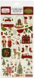 Hello Christmas Chipboard 6inchX13inch Accents Hello Christmas
