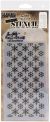 Tim Holtz Layered Stencil 4.125 inch X8.5 inch Flurries