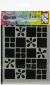 Dyan Reaveley s Dylusions Stencils 5 inch X8 inch Square Dance 1 pack of 1 piece