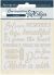 Stamperia Decorative Chips 5.5 inch X5.5 inch Atelier Des Arts Quotes