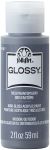 FolkArt Glossy Paint 2oz Phantom Gray