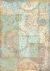 Stamperia Rice Paper Sheet A4 Texture Gold Sleeping Beauty