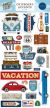 Road Trip Chipboard 6 inch X13 inch Accents