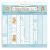 Stamperia Backgrounds Double Sided Paper Pad 8 inch X8 inch 10 Per Pkg Baby Dream Blue Day Dream