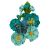 Prima Marketing Mulberry Paper Flowers Teal Beauty/Majestic