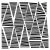 Crafter s Workshop Template 6 inch X6 inch Striped Triangles