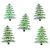 Eyelet Outlet Shape Brads 12 Per Pkg Snow Tree