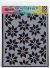 Ranger Dyan Reaveley s Dylusions Stencils 9 inch X12 inch Star Flurry 1 pack of 1 piece