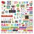 Family Fun Night Stickers 12 inch X12 inch Elements